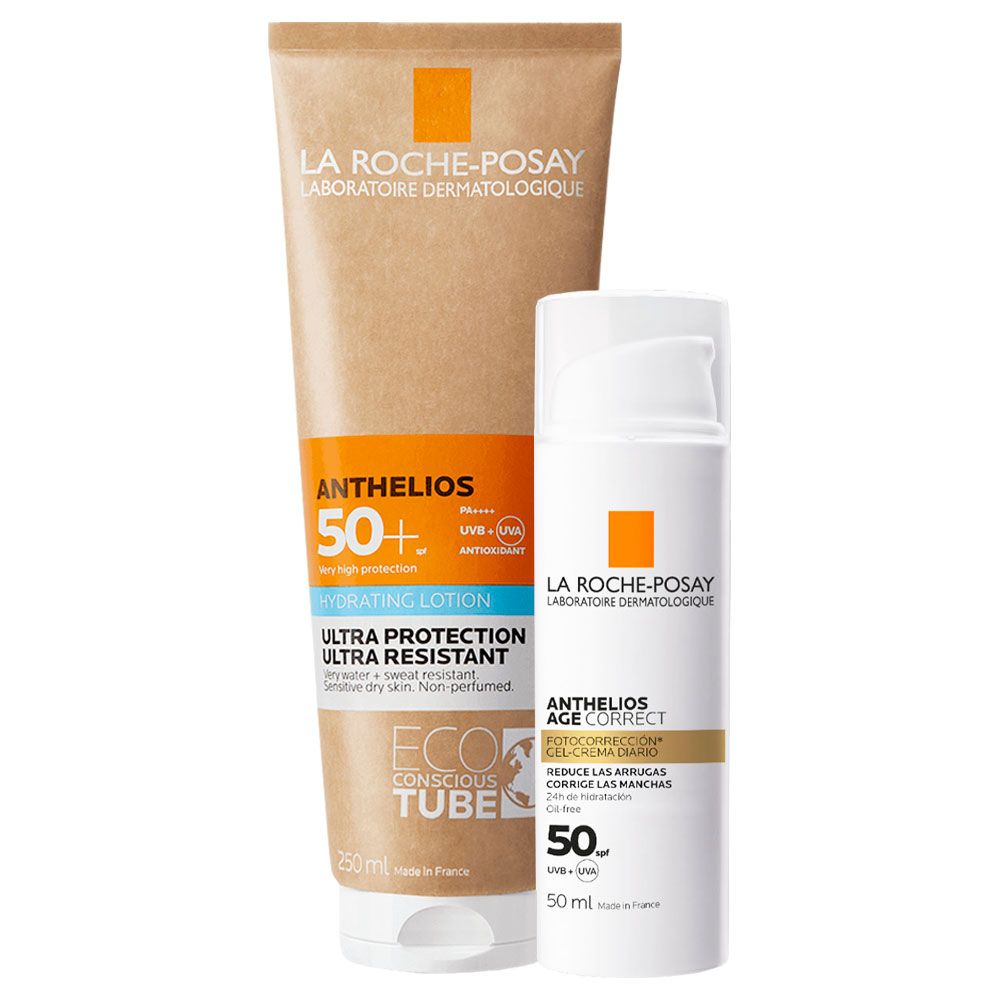 La Roche Posay Combo Anthelios Leche Corporal + Age Correct