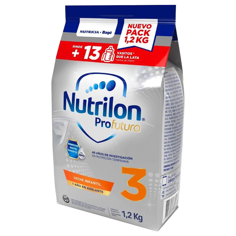 Nutrilon profutura 3 nueva fórmula a partir de 1 año polvo