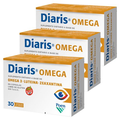 Pack 3 Diaris Omega Suplemento Dietario