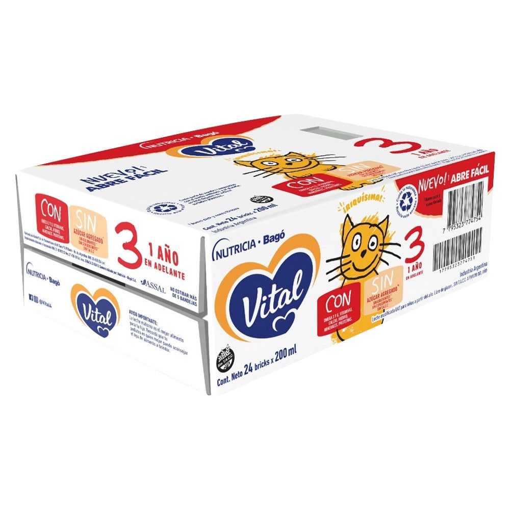 [ARCHIVADO] Vital 3 Leche Nueva Fórmula A Partir De 1 Año Pack