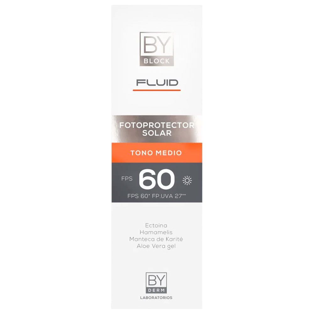 By Block Fluid Fotoprotector Facial Fps60 Color