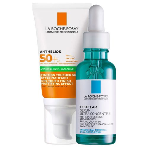 La Roche Posay Combo Effaclar Sérum + Anthelios Toque Seco