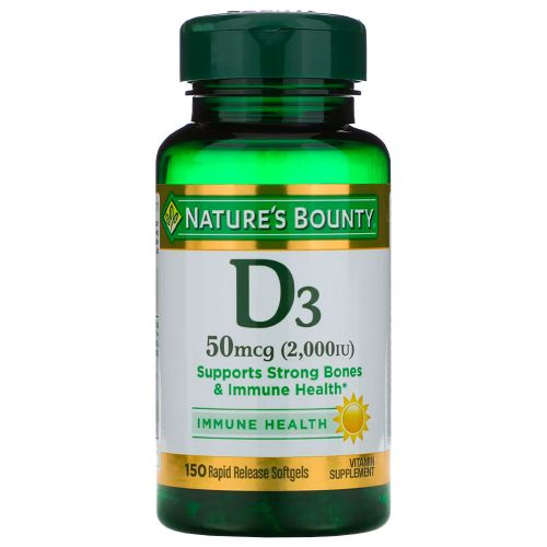 Natures Bounty Vitamina D3 50mcg