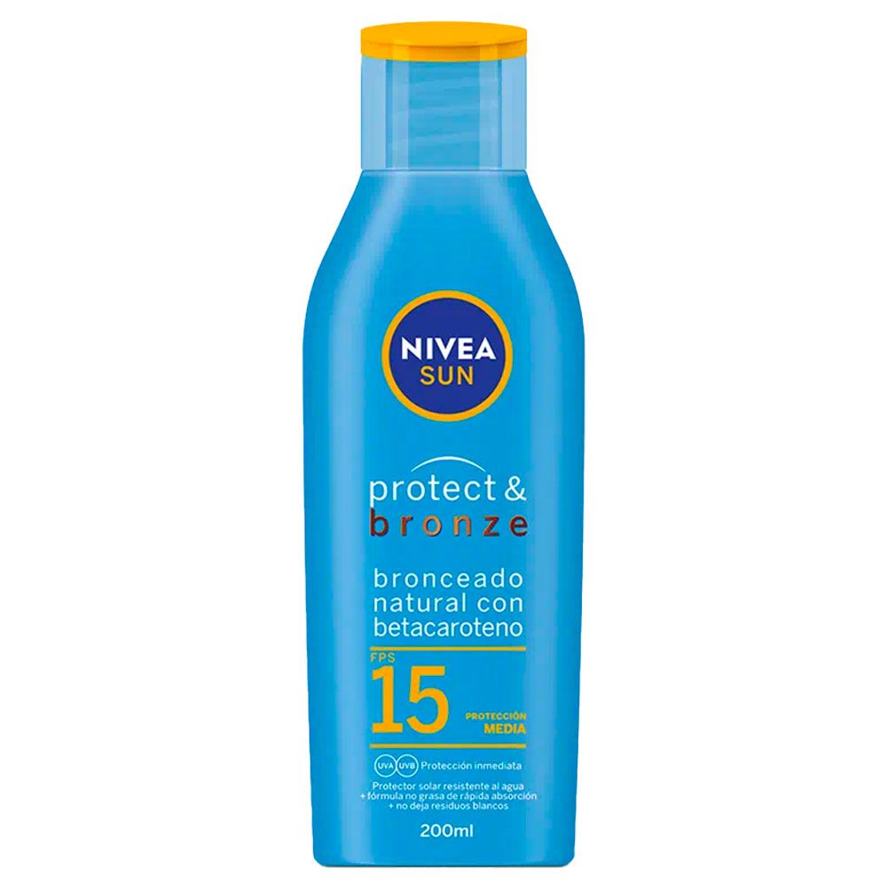 Nivea sun protect & bronze fps 15 loción