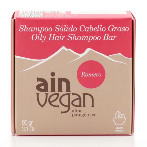 Ain Vegan Shampoo Sólido Cabello Graso