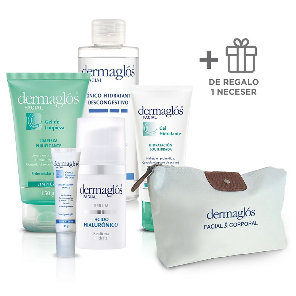 Dermaglós rutina experta para pieles mixtas + regalo!