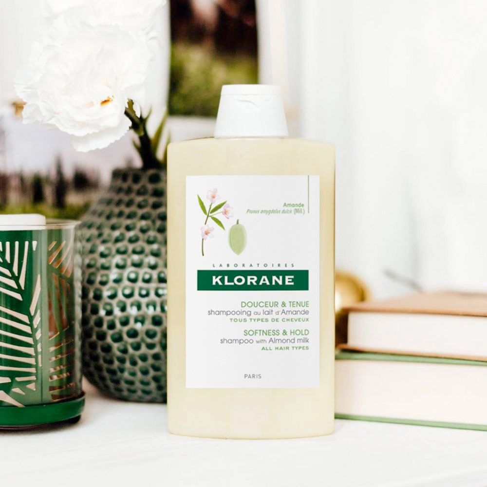 Klorane almendras shampoo para uso frecuente