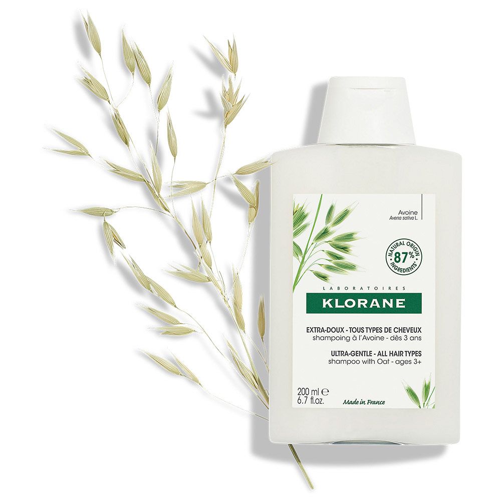 Klorane avena shampoo cabello delicado + regalo!