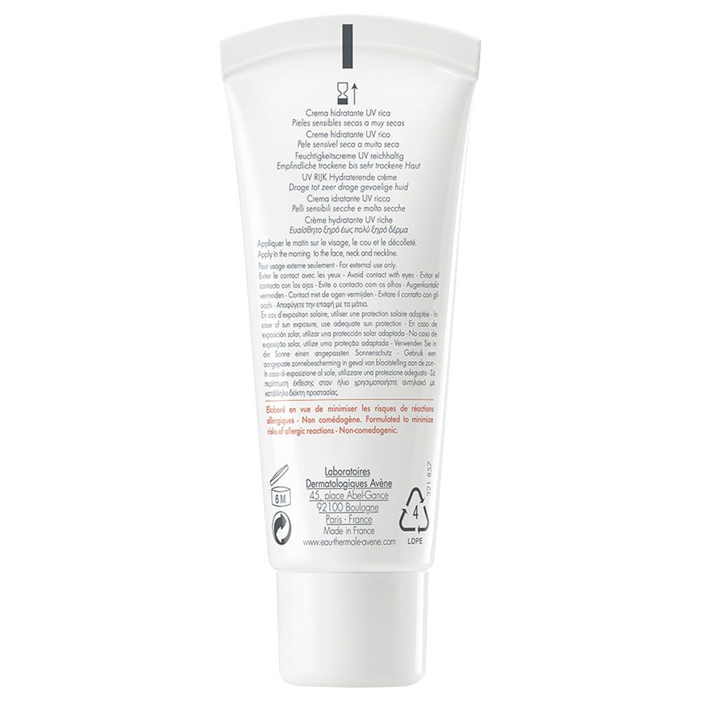 Avene hydrance uv crema enriquecida