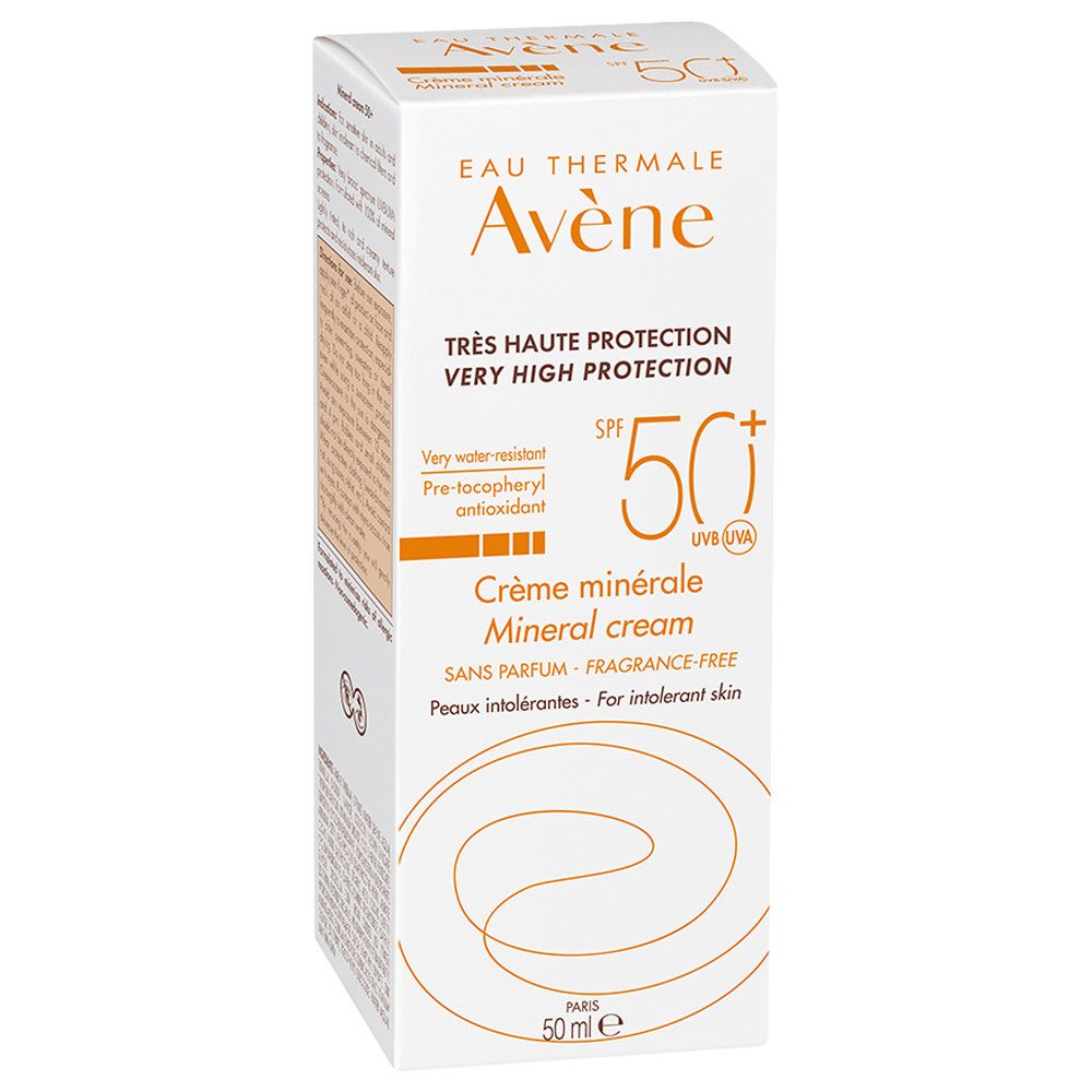 Avene Protector Solar Spf50 Crema Mineral