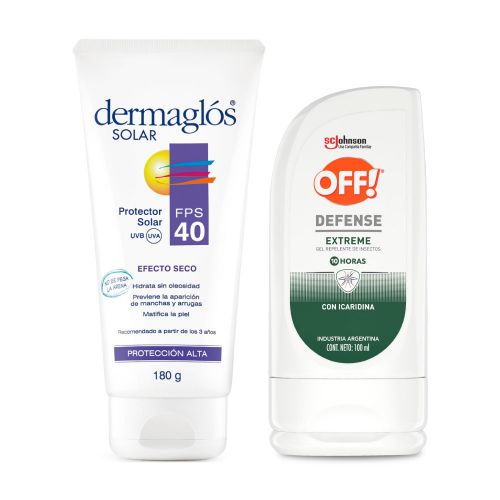 Combo Dermaglós Solar + Off! Protección Verano Adultos