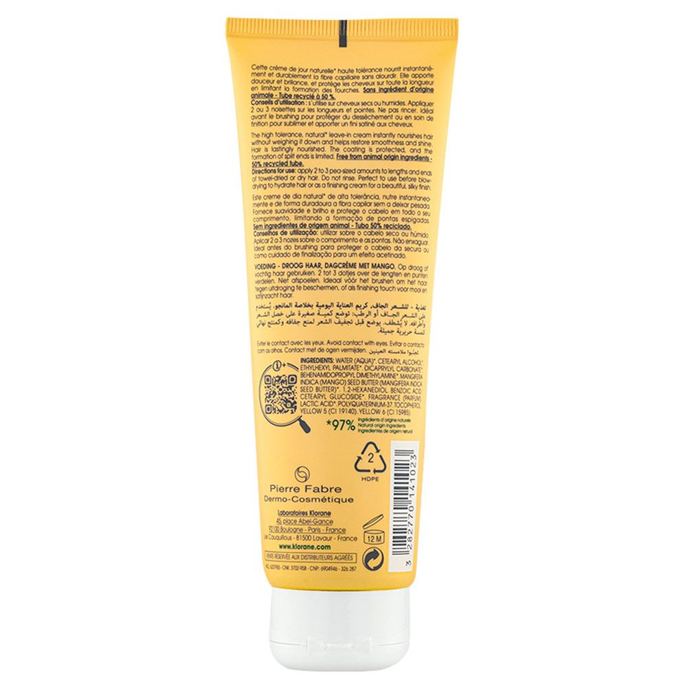 Klorane mango crema de dí­a para cabello seco + regalo!