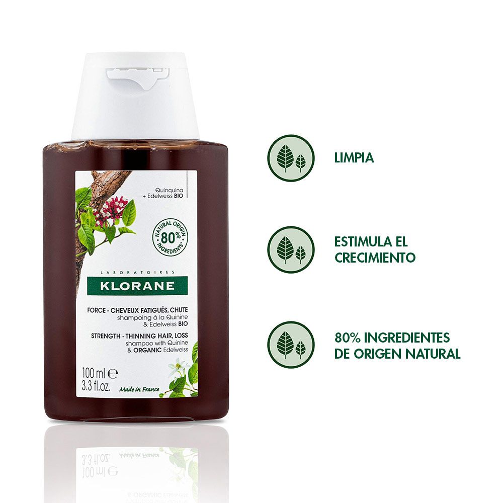 Klorane Quinina Shampoo Para La Caí­da Del Cabello