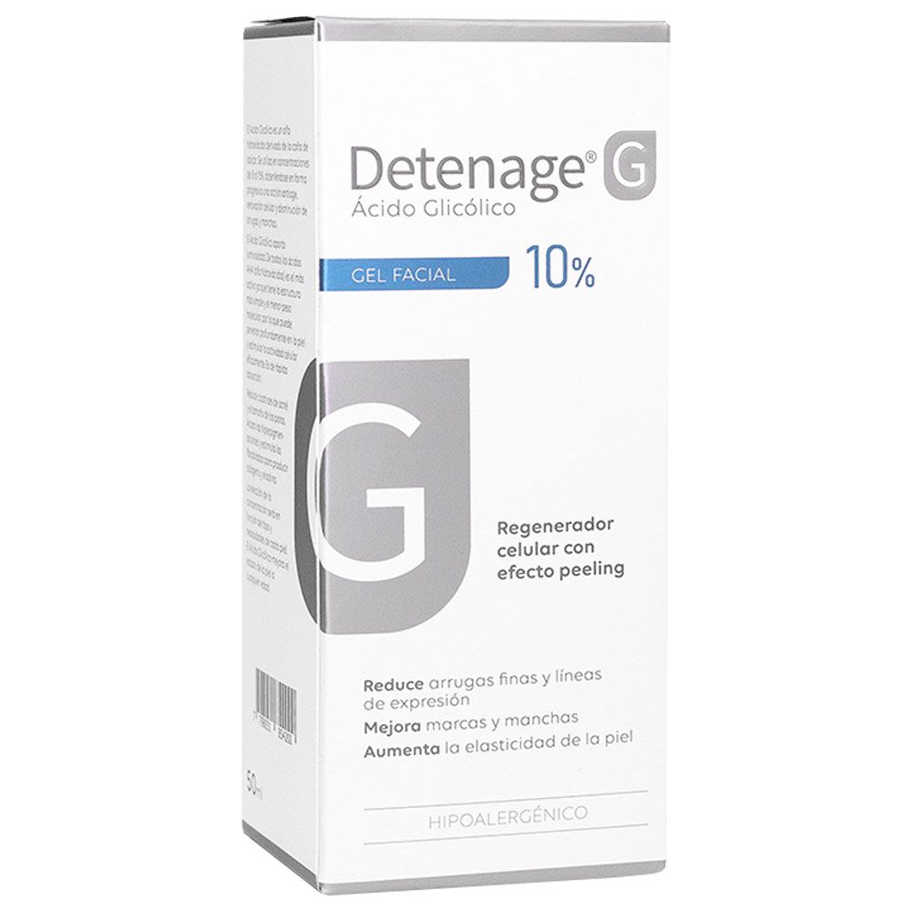 Detenage G Gel Facial 10% ácido Glicólico