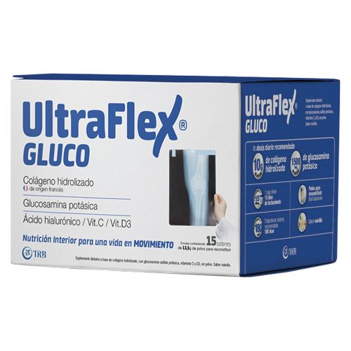 Ultraflex Gluco Colágeno Hidrolizado En Sobres