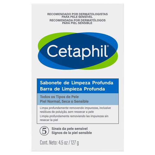 Cetaphil Barra De Limpieza Profunda Rostro Y Cuerpo