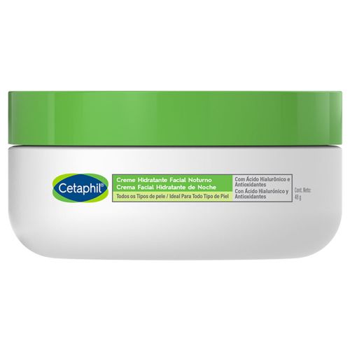 Cetaphil Crema Facial Hidratante De Noche Con ácido Hialurón