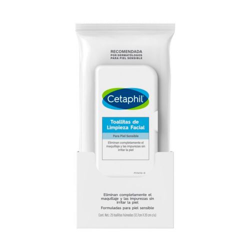 Cetaphil Toallitas De Limpieza Facial Piel Sensible