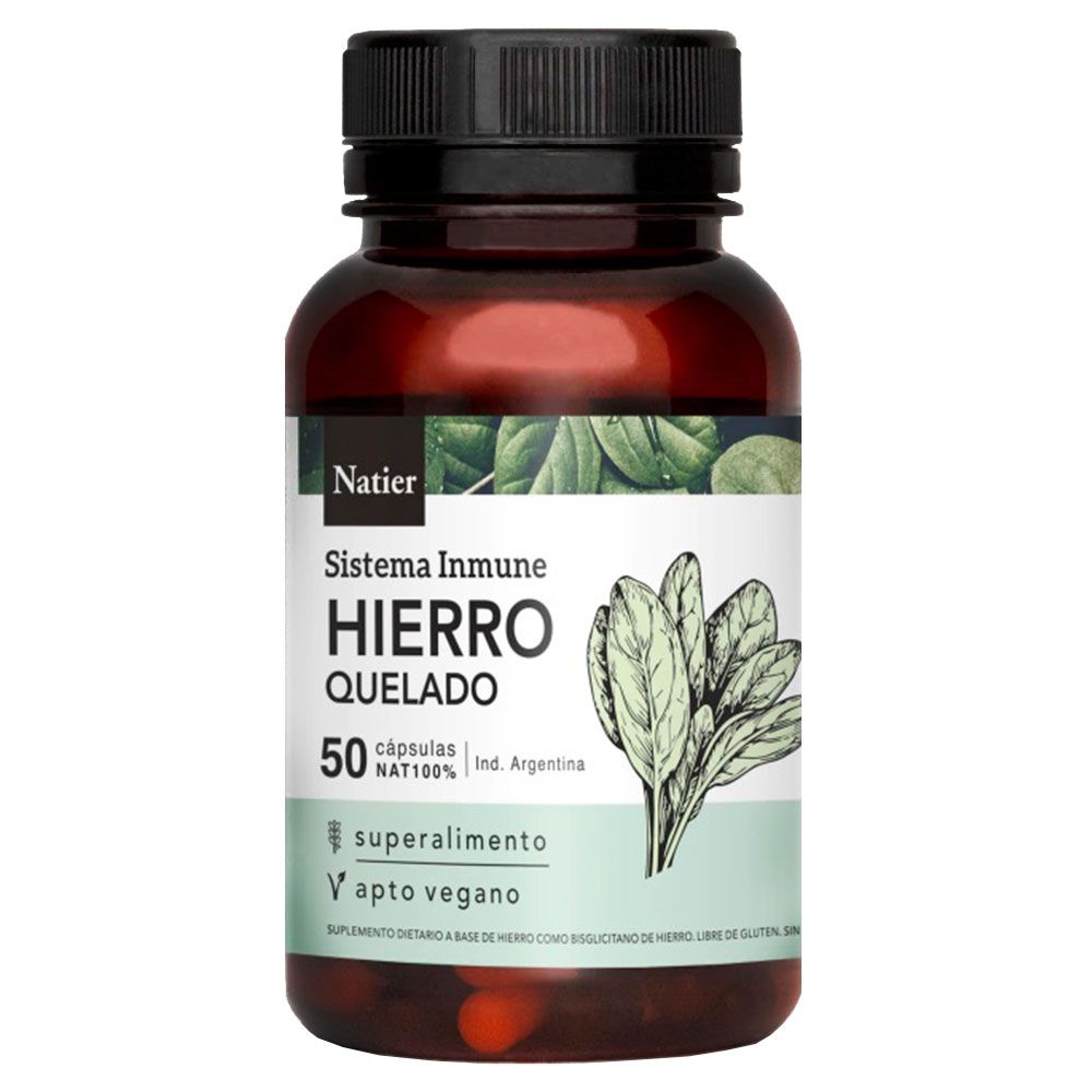 Hierro, 14 mg 365 Comprimidos Veganos