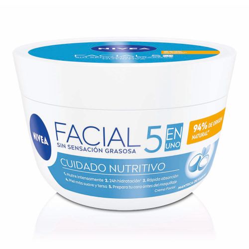 Nivea Cuidado Nutritivo 5 En 1 Crema Facial