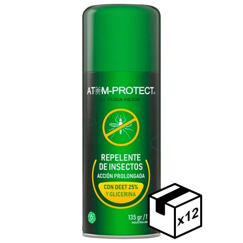 Pack 12 Atom Protect Repelente De Insectos