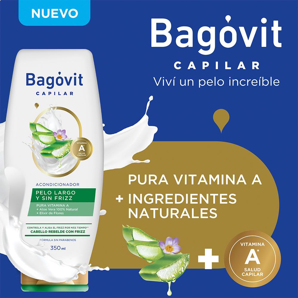 Bagóvit Capilar Pelo Largo Y Sin Frizz Acondicionador