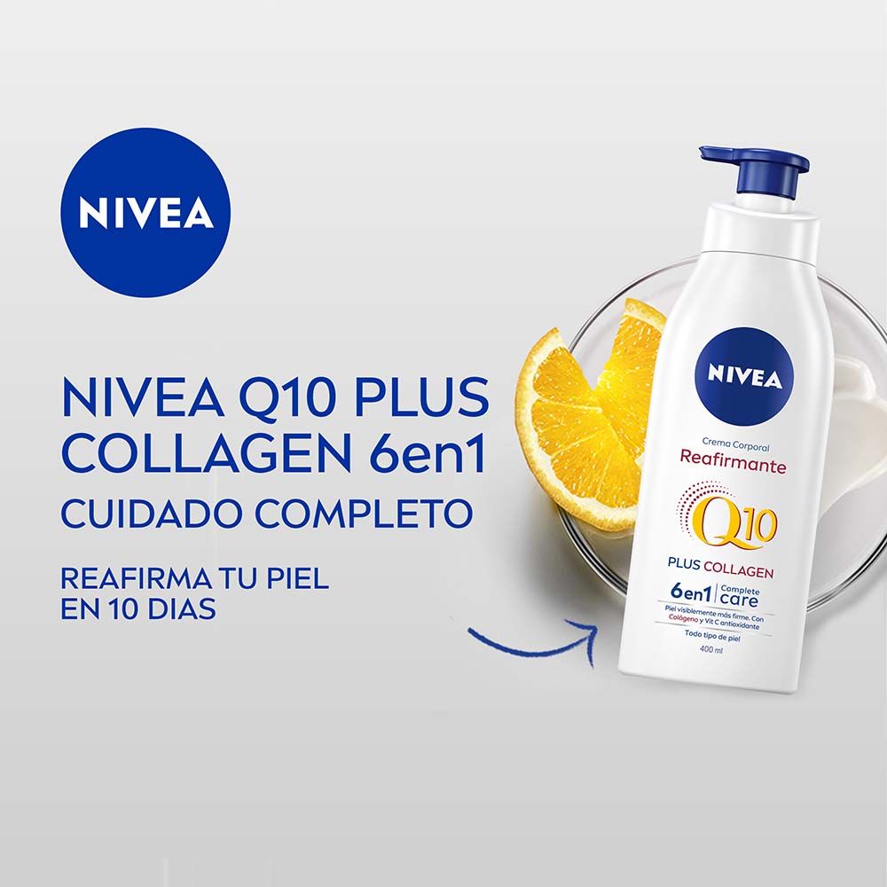 Nivea Crema Corporal Q10 Plus Collagen 6 En 1 X 125ml