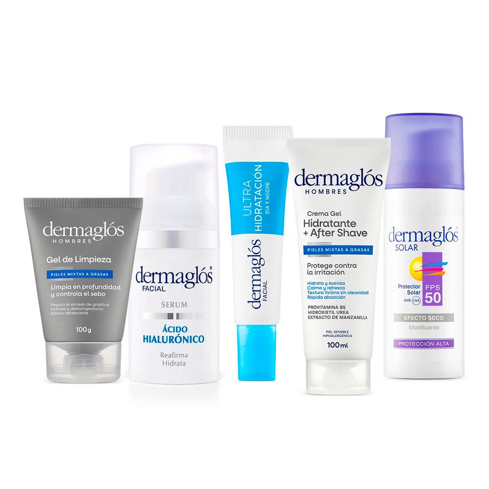 Dermaglós Combo Doble Limpieza Facial - Farmacia Leloir - Tu farmacia  online las 24hs