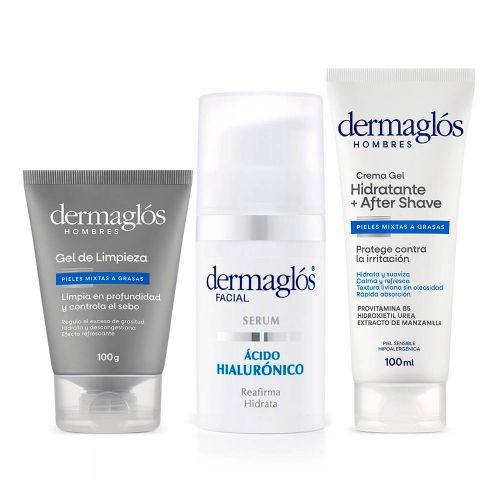 Dermaglós Rutina Facial Hombres Express Ultra Hidratante