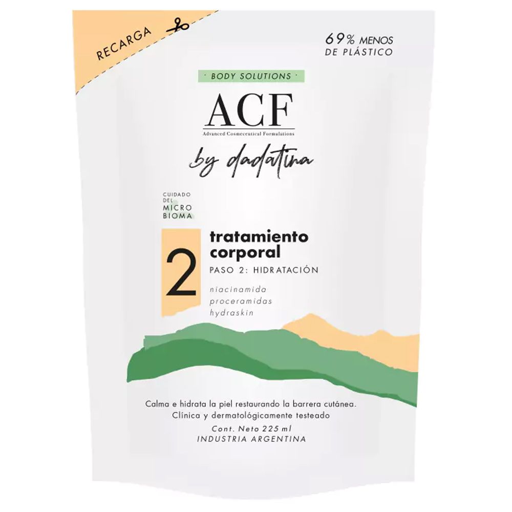 Acf By Dadatina Body Solutions Hidratación Corporal