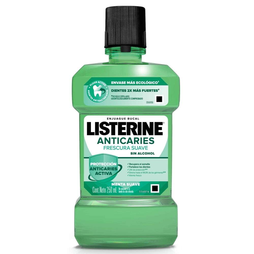 Listerine Zero Alcohol Anticaries Enjuague Bucal