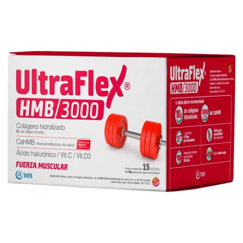 Ultraflex Hmb 3000 Colágeno Hidrolizado En Polvo