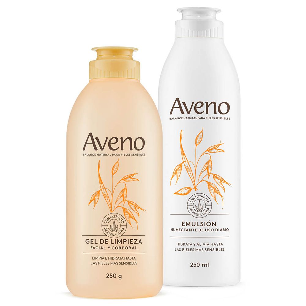 Aveno Combo Cuidado Básico Facial Y Corporal 200ml