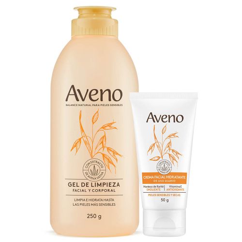 Aveno Combo Cuidado Facial Piel Sensible Seca