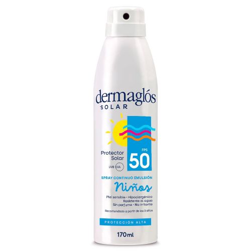 Dermaglós Protector Solar Fps50 Niños Spray Continuo