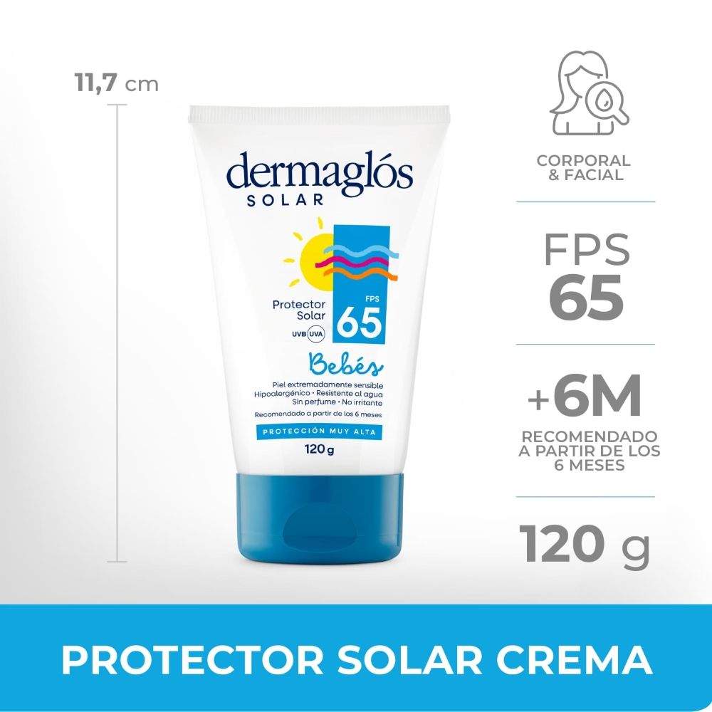 Dermaglós Protector Solar Fps65 Bebés