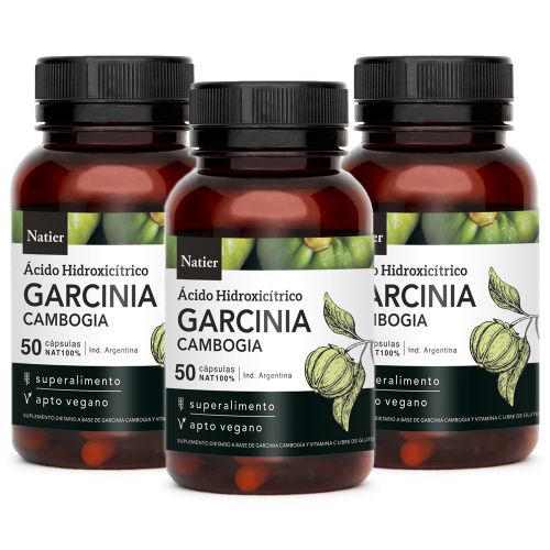 Pack 3 Natier Garcinia Cambogia Cápsulas