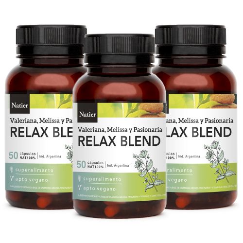 Pack 3 Natier Relax Blend Cápsulas