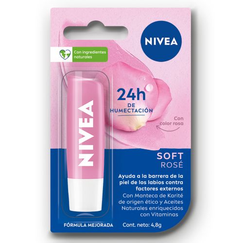 Nivea Protector Labial Soft Rosé