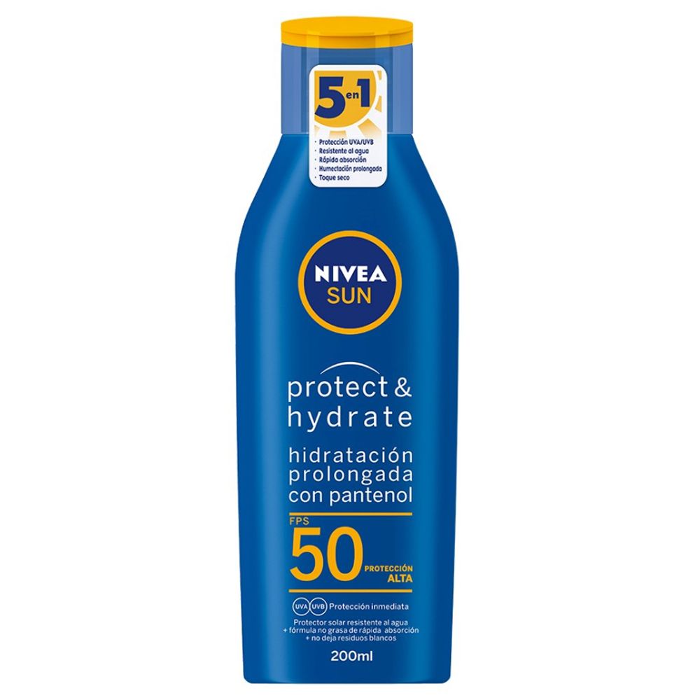 Nivea Sun Spray Protect & Hydrate SPF50+ Trigger 250ml = Jeux de Carte Espagnol + Ballon Gonflable Piscine Offerts main image 1
