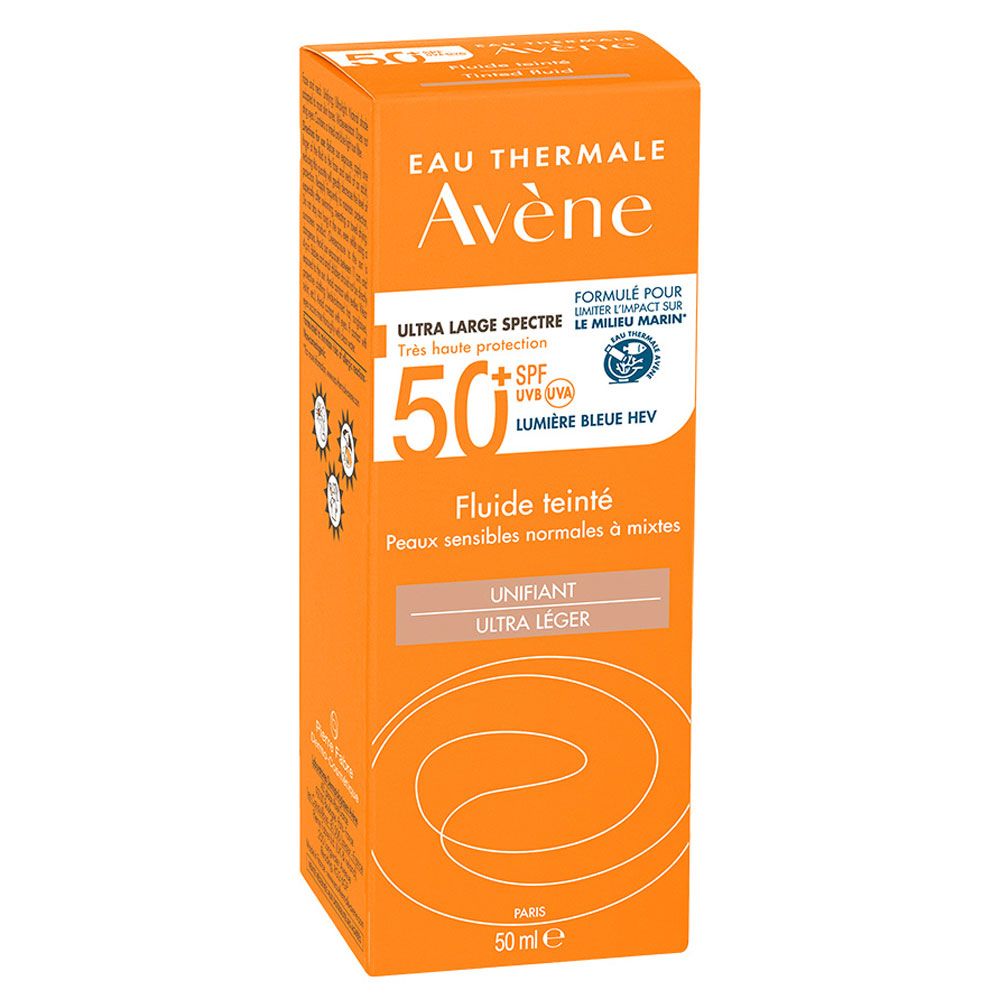 Avene Protector Solar Spf50 Fluido Con Color
