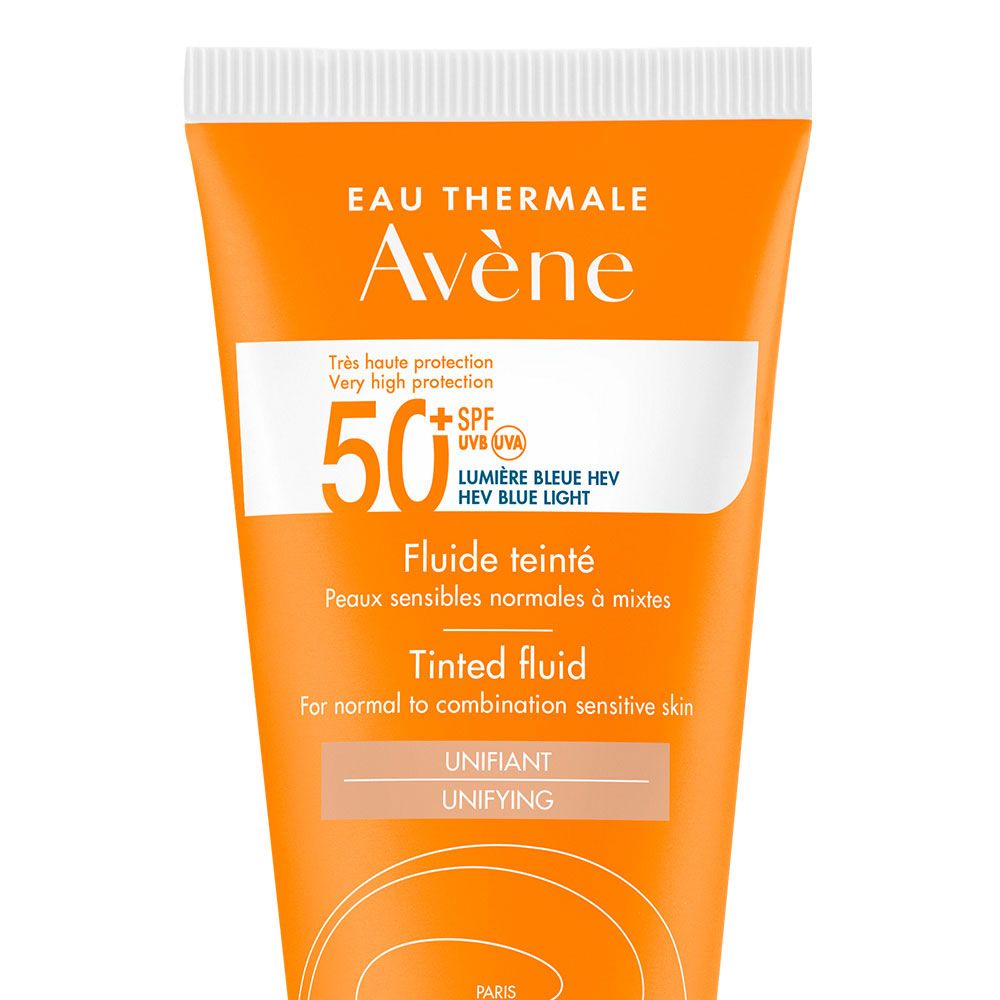 Avene Protector Solar Spf50 Fluido Con Color