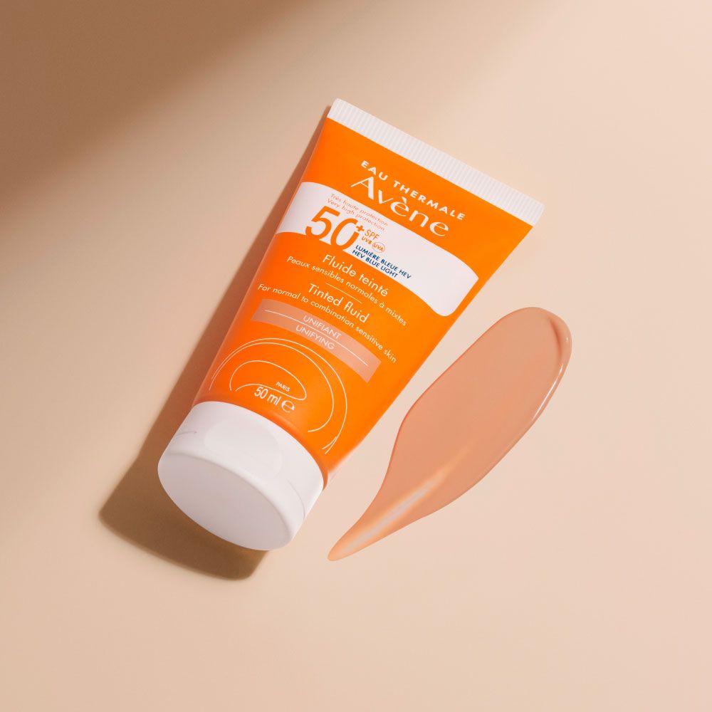 Avene Protector Solar Spf50 Fluido Con Color