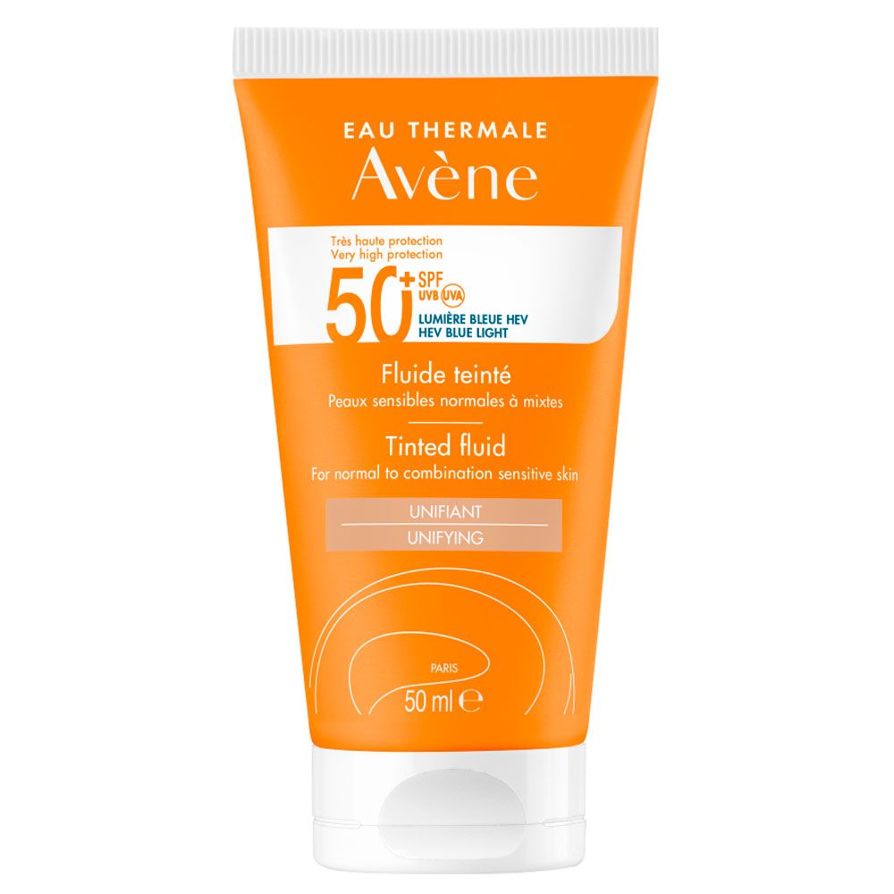 Avene Protector Solar Spf50 Fluido Con Color