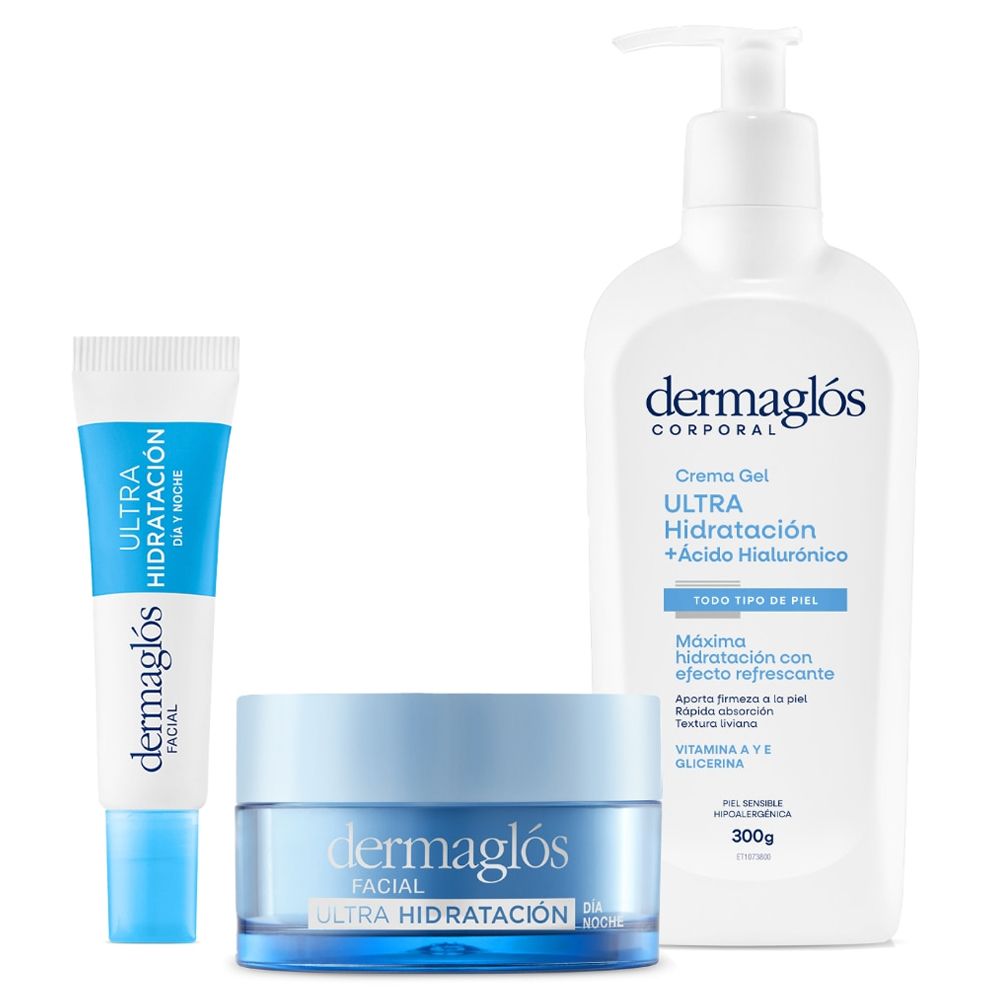 Dermaglós Combo Facial Y Corporal Ultra Hidratación