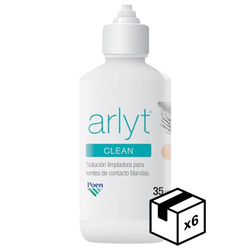Pack 6 Arlyt Clean Solución Limpiadora Lentes Blandas