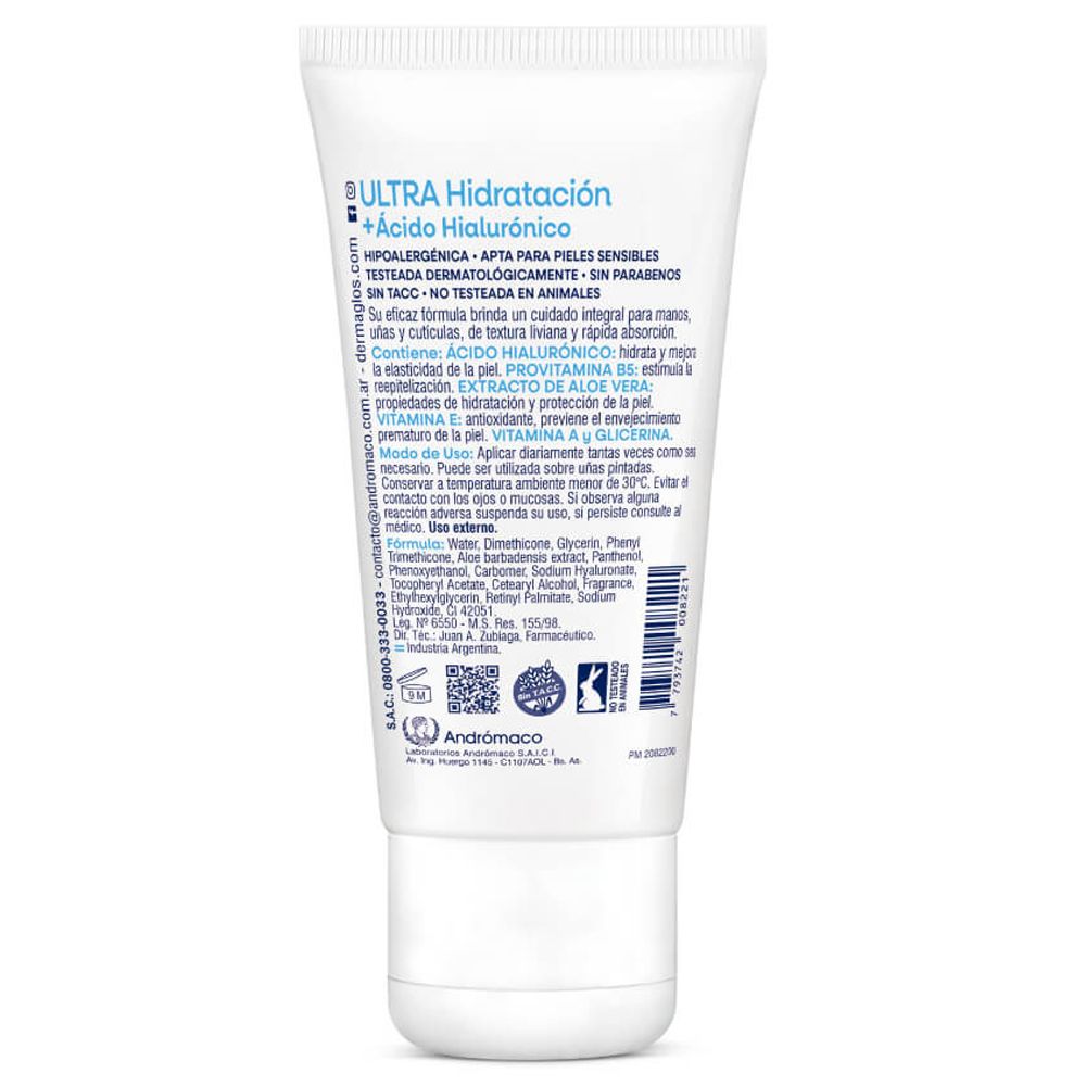 Dermaglós Corporal Crema Gel Manos Ultra Hidratación