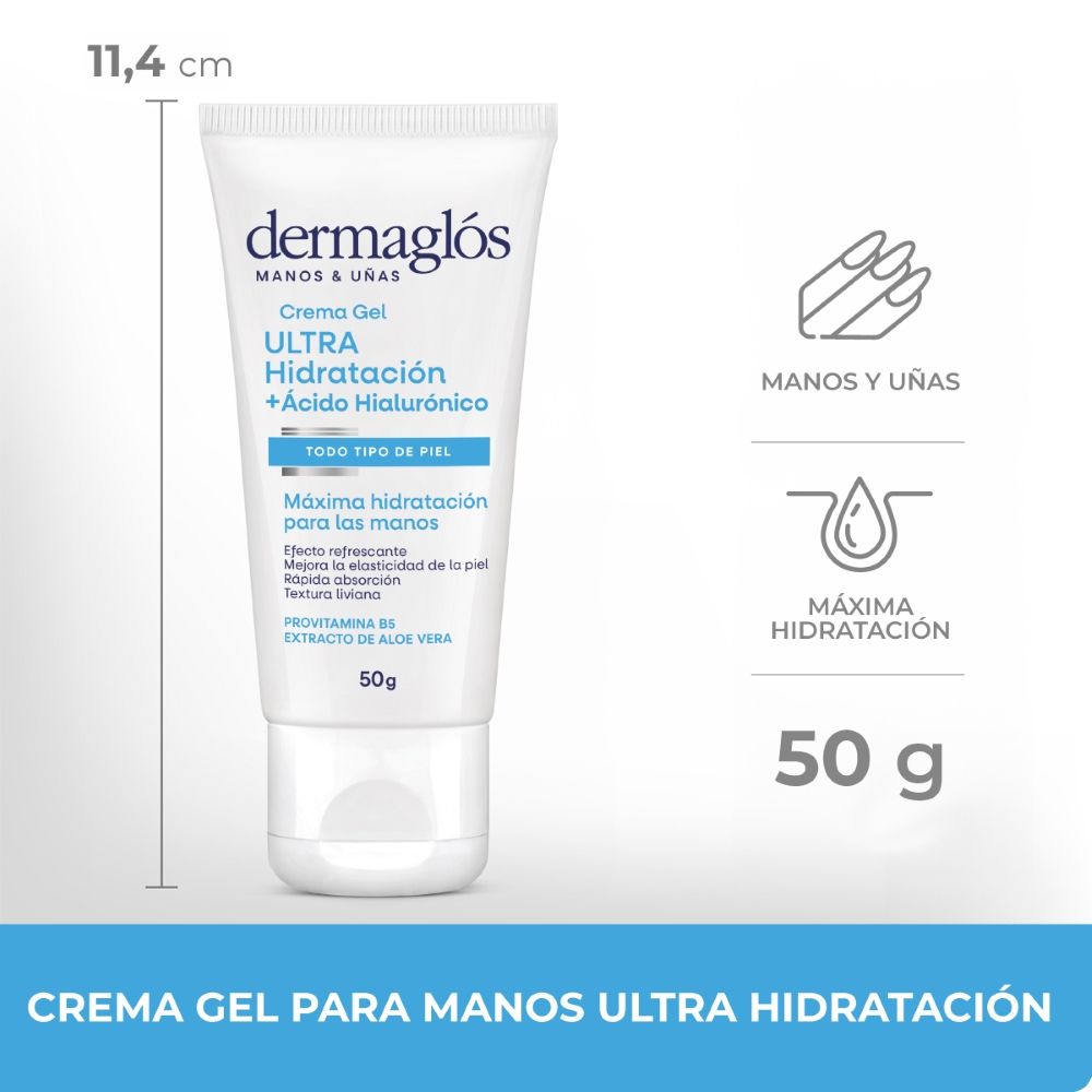 Dermaglós Corporal Crema Gel Manos Ultra Hidratación