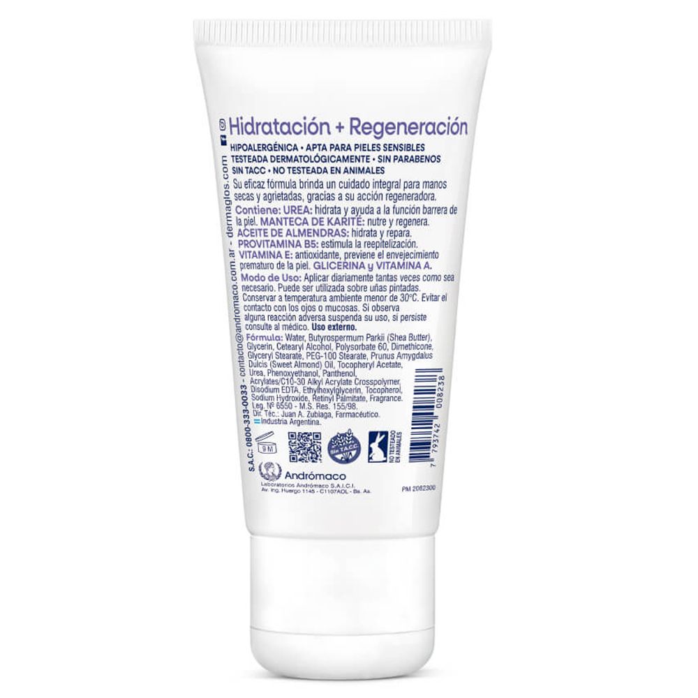 Dermaglós Corporal Crema Manos Hidratación + Regeneración