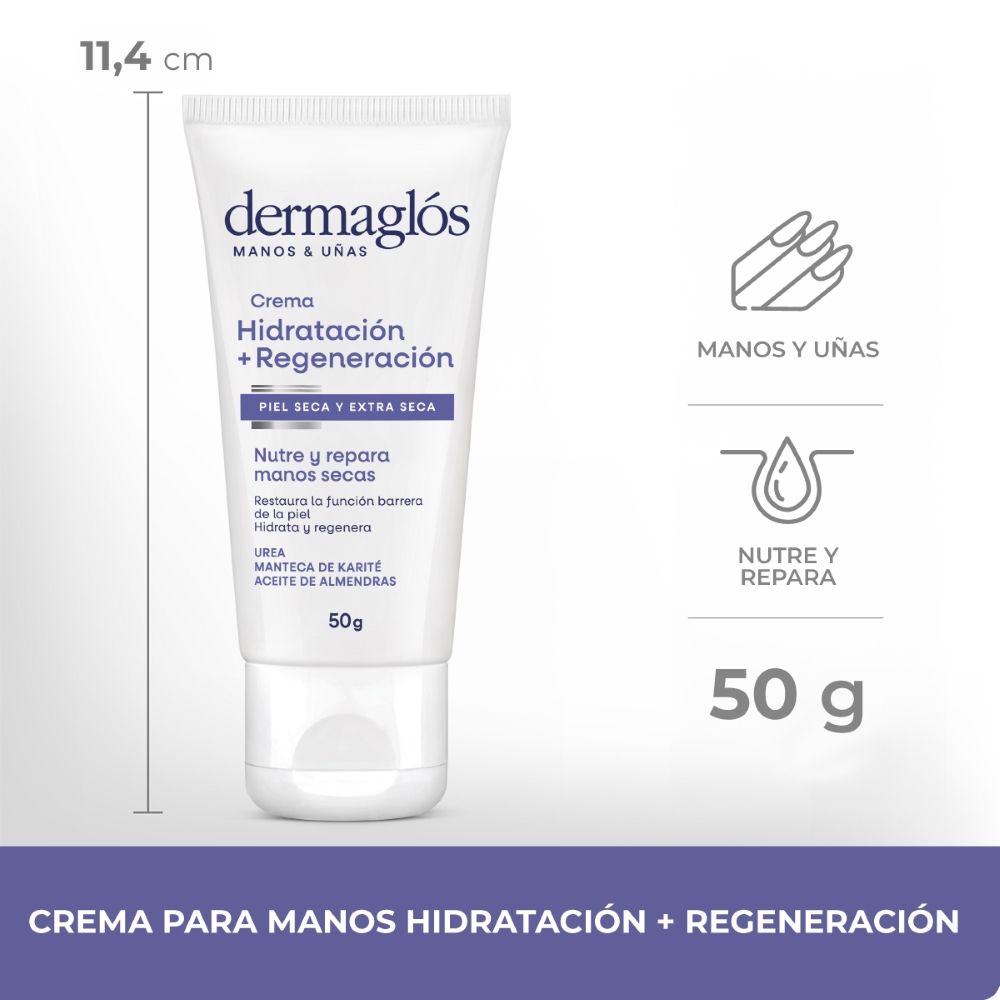 Dermaglós Corporal Crema Manos Hidratación + Regeneración